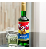 Load image into Gallery viewer, Torani Creme de Menthe Flavoring Syrup 750 mL
