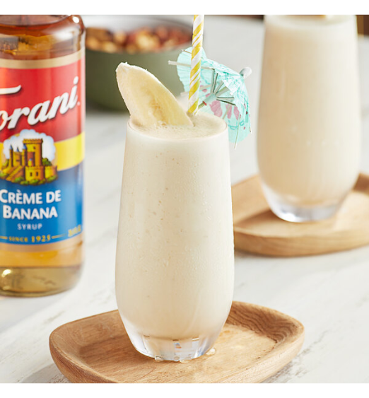 Torani Creme de Banana Flavoring / Fruit Syrup 750 mL