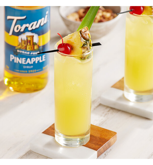 Torani Sugar Free Pineapple Flavoring Syrup 750 mL