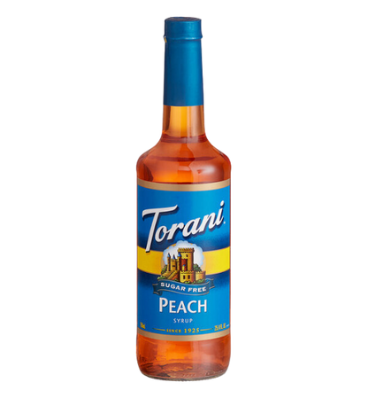 Torani Sugar Free Peach Flavoring / Fruit Syrup 750 mL
