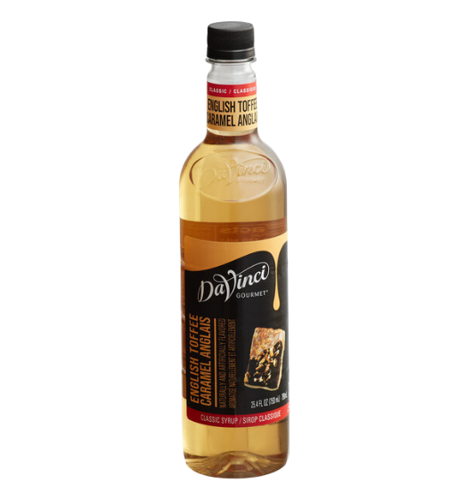 DaVinci Gourmet Classic English Toffee Flavoring Syrup 750 mL