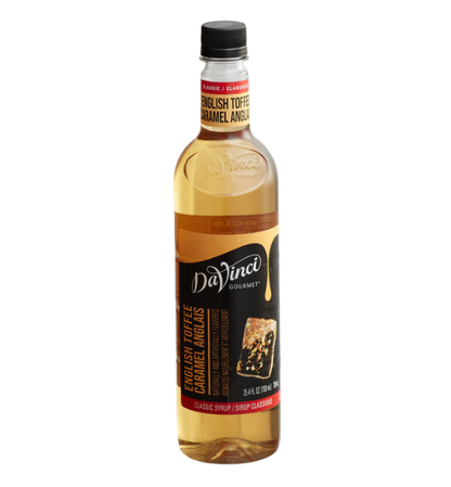 DaVinci Gourmet Classic English Toffee Flavoring Syrup 750 mL