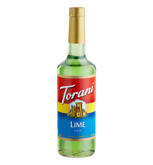 Torani Lime Flavoring / Fruit Syrup 750 mL