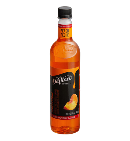 DaVinci Gourmet Classic Peach Flavoring / Fruit Syrup 750 mL