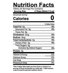 Torani Sugar Free S'mores Flavoring Syrup 750 mL