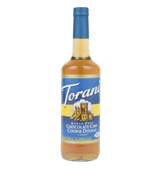 Torani Sugar Free Chocolate Chip Cookie Dough Flavoring Syrup 750 mL