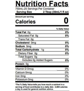 Torani Sugar Free Chocolate Chip Cookie Dough Flavoring Syrup 750 mL