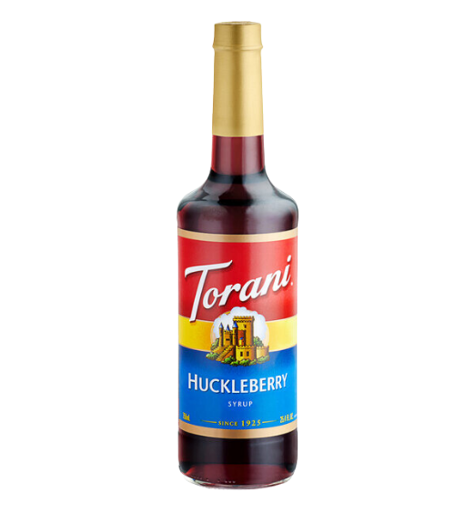 Torani Huckleberry Flavoring / Fruit Syrup 750 mL