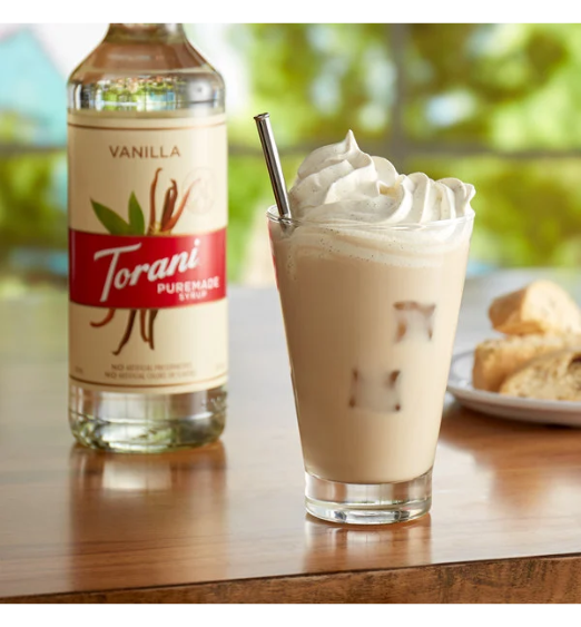 Torani Puremade Vanilla Flavoring Syrup 750 mL
