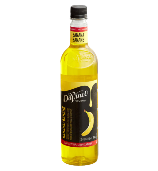 DaVinci Gourmet Classic Banana Flavoring / Fruit Syrup 750 mL
