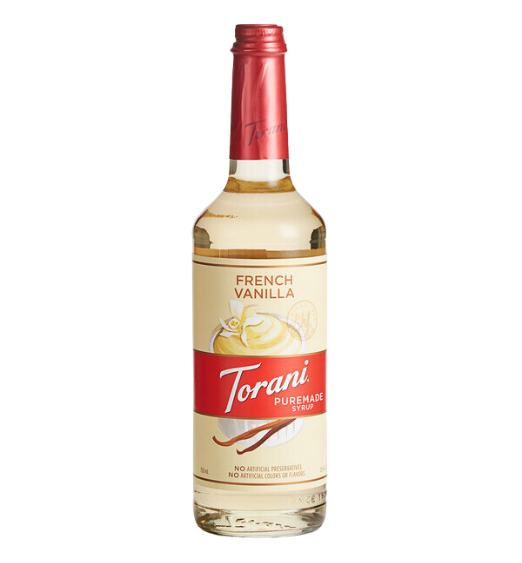Torani Puremade French Vanilla Flavoring Syrup 750 mL