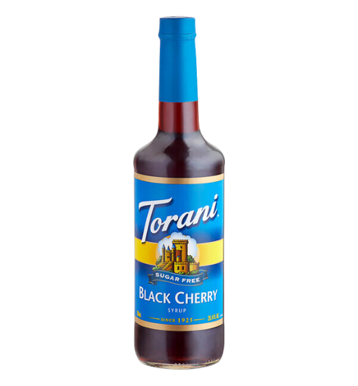 Torani Sugar Free Black Cherry Flavoring / Fruit Syrup 750 mL