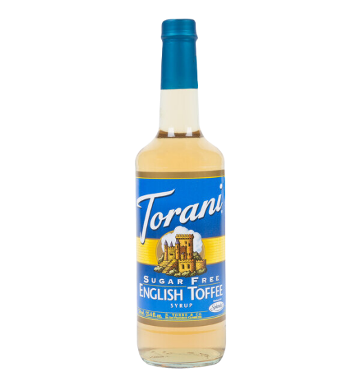 Torani Sugar Free English Toffee Flavoring Syrup 750 mL