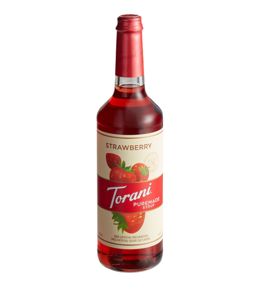 Torani Puremade Strawberry Flavoring Syrup 750 mL
