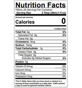 Torani Sugar Free Peanut Butter Flavoring Syrup 750 mL