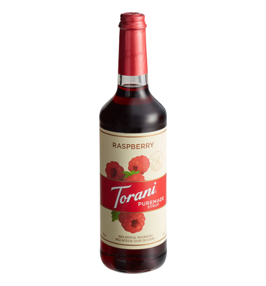 Torani Puremade Raspberry Flavoring Syrup 750 mL