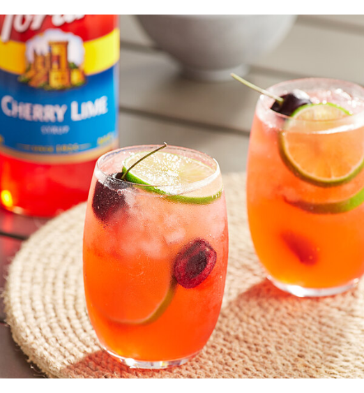 Torani Cherry Lime Flavoring / Fruit Syrup 750 mL