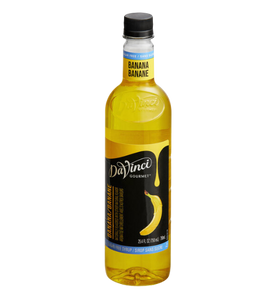 DaVinci Gourmet Sugar Free Banana Flavoring / Fruit Syrup 750 mL