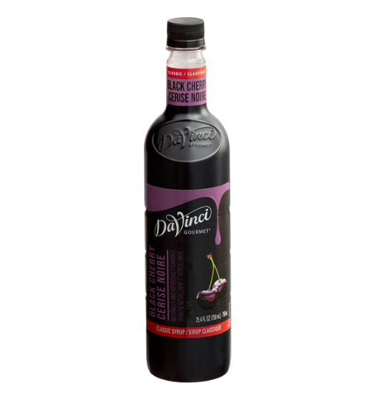 DaVinci Gourmet Classic Black Cherry Flavoring / Fruit Syrup 750 mL