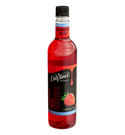 DaVinci Gourmet Sugar Free Strawberry Flavoring / Fruit Syrup 750 mL