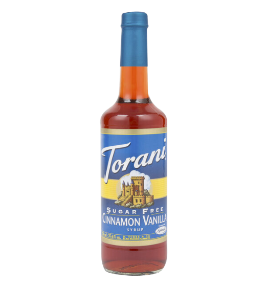 Torani Sugar Free Cinnamon Vanilla Flavoring Syrup 750 mL