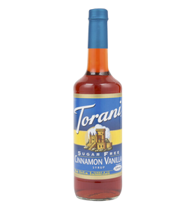 Torani Sugar Free Cinnamon Vanilla Flavoring Syrup 750 mL
