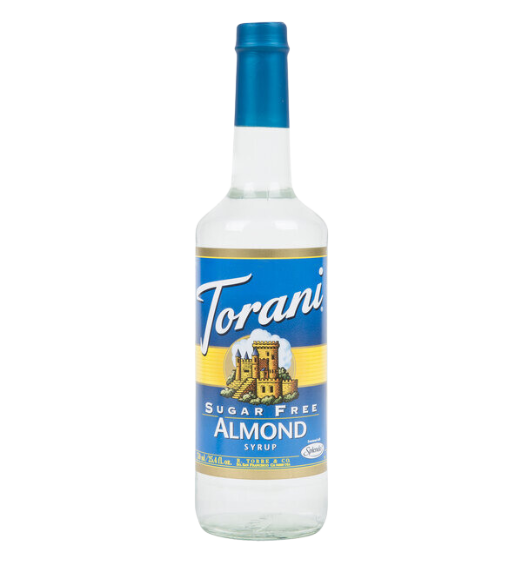 Torani Sugar Free Almond Flavoring Syrup 750 mL