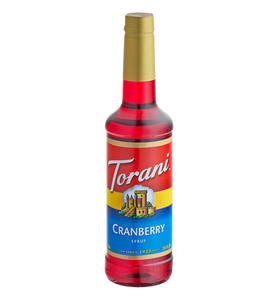 Torani Cranberry Flavoring Syrup 750 mL Plastic Bottle