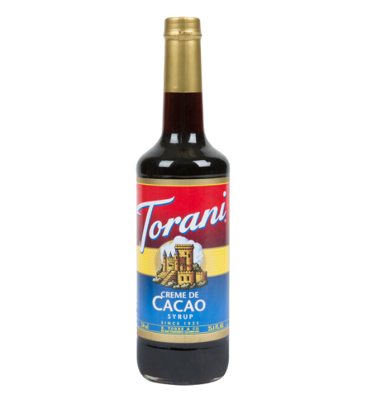 Torani Creme de Cacao Flavoring Syrup 750 mL