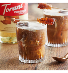 Torani Puremade Bourbon Caramel Flavoring Syrup 750 mL