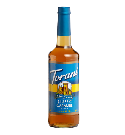 Torani Sugar Free Classic Caramel Flavoring Syrup 750 mL