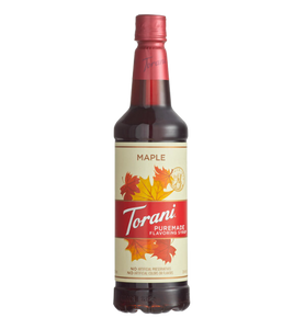 Torani Puremade Maple Flavoring Syrup 750 mL Plastic Bottle