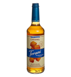 Torani Puremade Zero Sugar Caramel Flavoring Syrup 750 mL