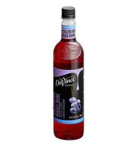 DaVinci Gourmet Sugar Free Huckleberry Flavoring / Fruit Syrup 750 mL