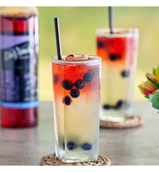 DaVinci Gourmet Sugar Free Huckleberry Flavoring / Fruit Syrup 750 mL