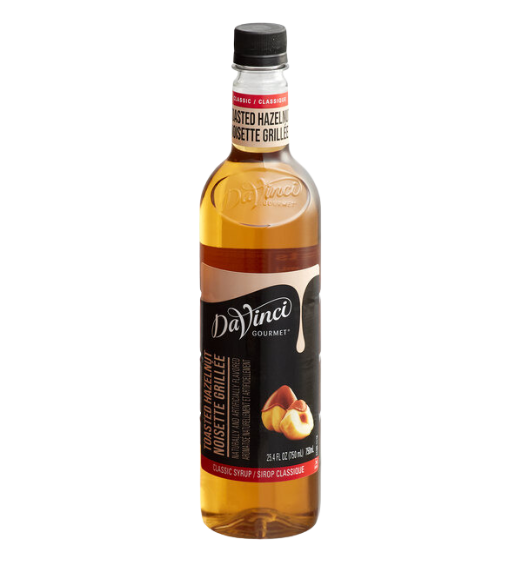 DaVinci Gourmet Classic Toasted Hazelnut Flavoring Syrup 750 mL