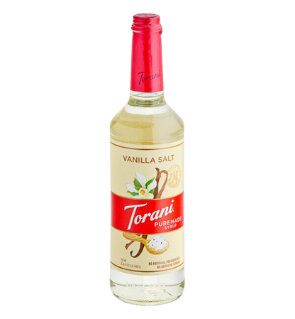 Torani Puremade Vanilla Salt Flavoring Syrup 750 mL