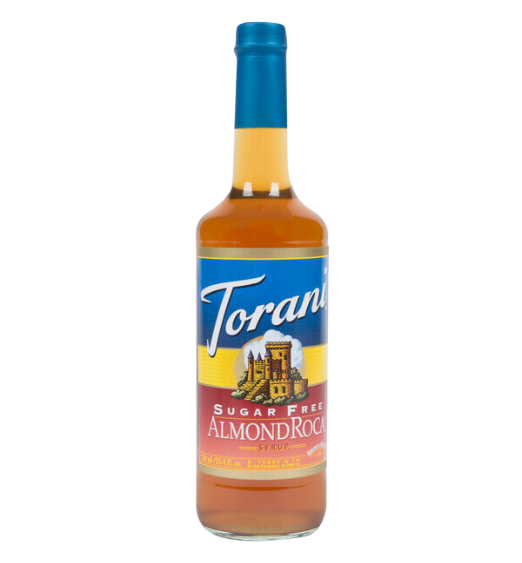 Torani Sugar Free Almond Roca Flavoring Syrup 750 mL