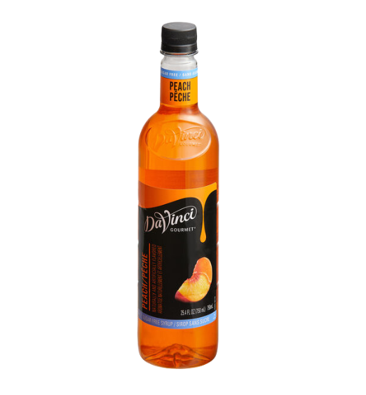 DaVinci Gourmet Sugar Free Peach Flavoring / Fruit Syrup 750 mL