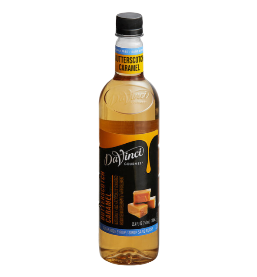 DaVinci Gourmet Sugar Free Butterscotch Flavoring Syrup 750 mL