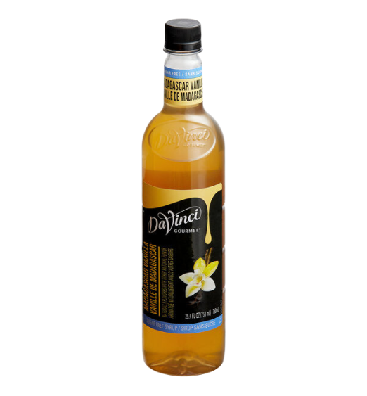 DaVinci Gourmet Sugar Free Madagascar Vanilla Flavoring Syrup 750 mL