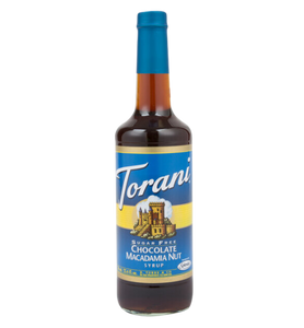 Torani Sugar Free Chocolate Macadamia Nut Flavoring Syrup 750 mL