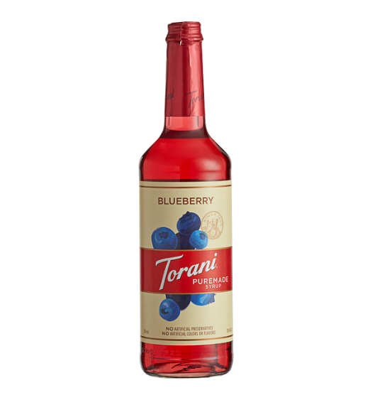 Torani Puremade Blueberry Flavoring Syrup 750 mL