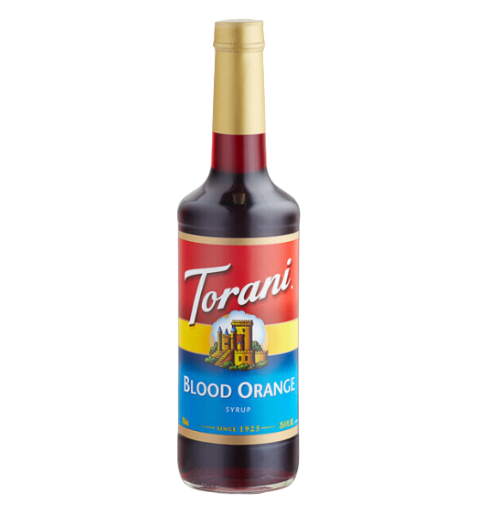 Torani Puremade Blood Orange Flavoring Syrup 750 mL
