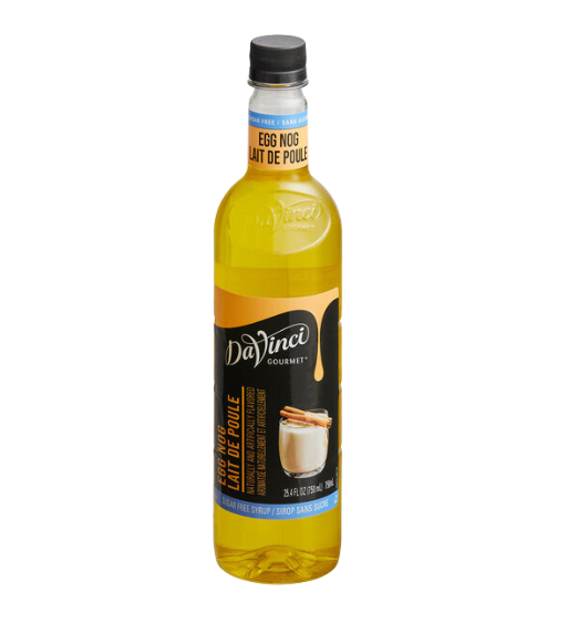 DaVinci Gourmet Sugar Free Eggnog Flavoring Syrup 750 mL