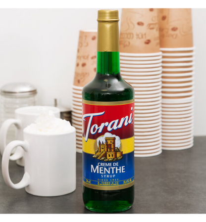 Torani Puremade Creme de Menthe Flavoring Syrup 750 mL