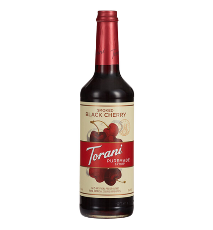 Torani Puremade Smoked Black Cherry Flavoring Syrup 750 mL