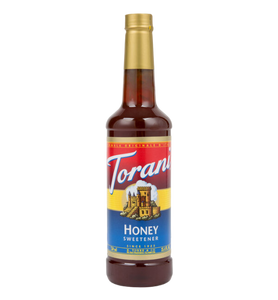 Torani Honey Sweetener Flavoring Syrup 750 mL Plastic Bottle