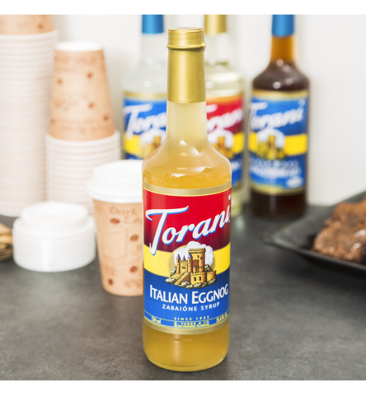 Torani Italian Eggnog Flavoring Syrup 750 mL