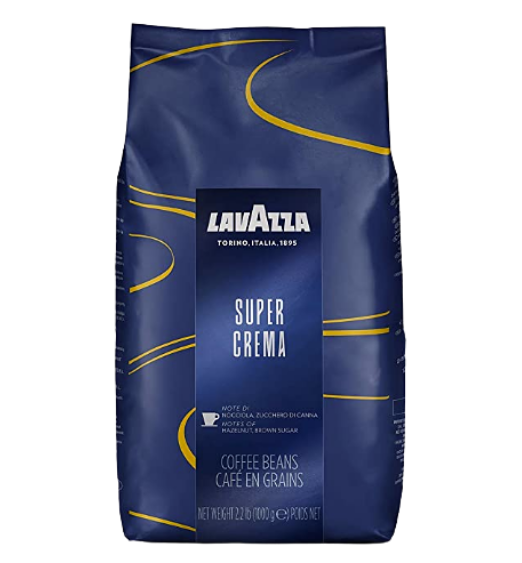 Lavazza Super Crema Whole Bean Espresso 2.2 lb.
